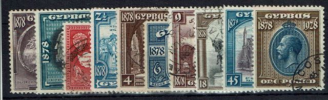 Image of Cyprus SG 123/32 FU British Commonwealth Stamp